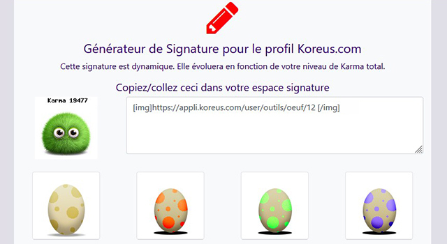 Signatures