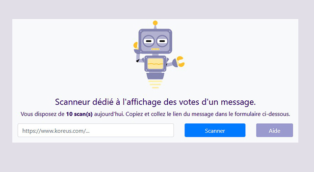 scanneur de vote